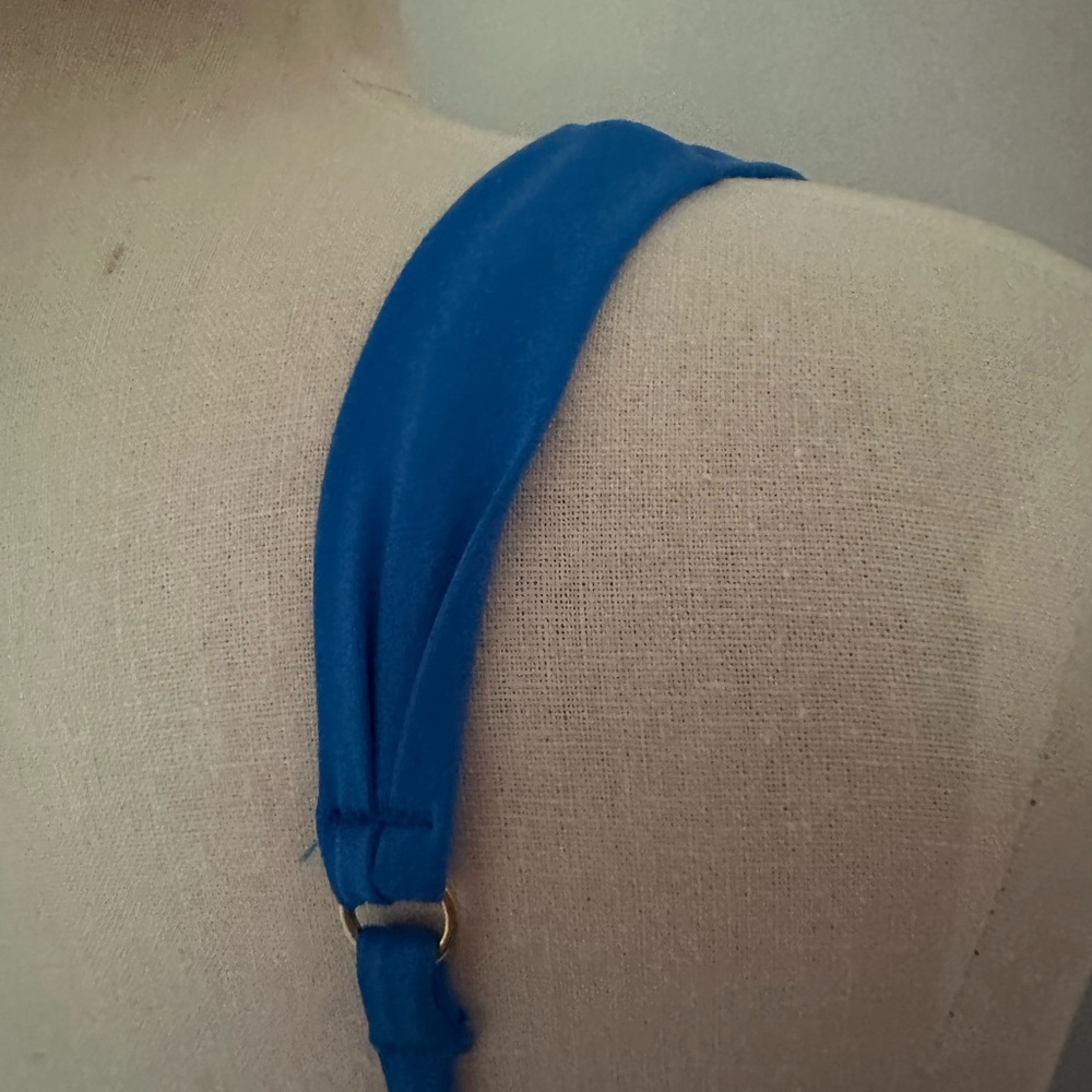La Blanca Tankini Swim Top size 12. NWT, adjustable straps and front rushing - Picture 5 of 7